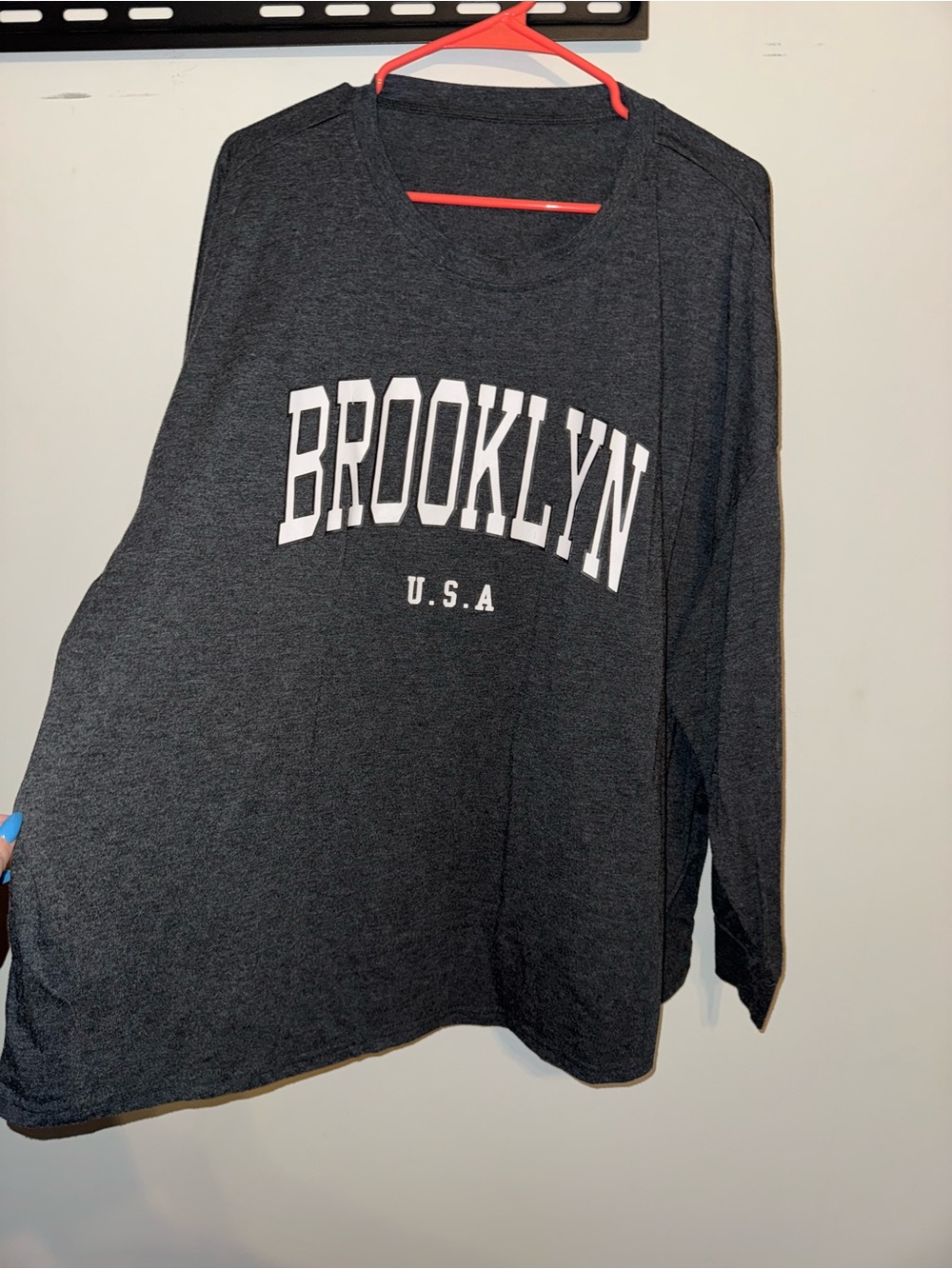 SHEIN Curve Charcoal Gray 3XL Long Sleeve Top